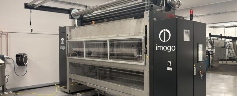 The Dye-Max system at imogo’s new showroom in Sweden.